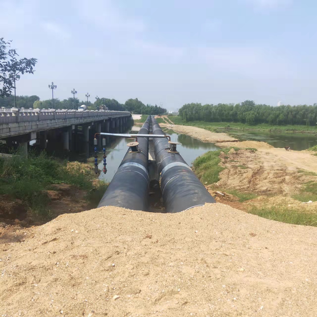长丰热力通气管道内部清洗输油管道清洗